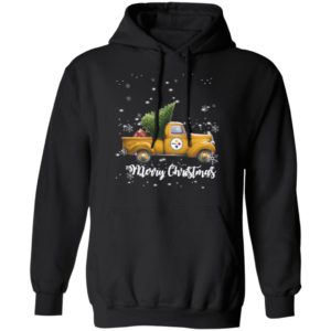 Pittsburgh Steelers Pickup Truck Merry Christmas Shirt