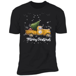 Pittsburgh Steelers Pickup Truck Merry Christmas Shirt