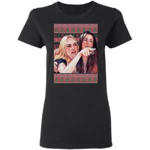 Woman Yelling At Cat Christmas Shirt image Woman Yelling At Cat Christmas Shirt