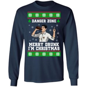 Merry Drunk Sterling Archer Ugly Christmas Sweatshirt