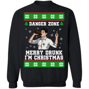 Merry Drunk Sterling Archer Ugly Christmas Sweatshirt