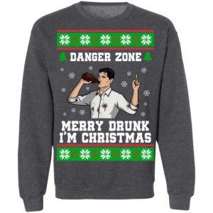 Merry Drunk Sterling Archer Ugly Christmas Sweatshirt
