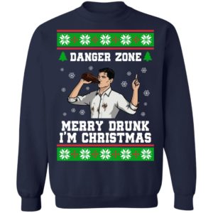 Merry Drunk Sterling Archer Ugly Christmas Sweatshirt