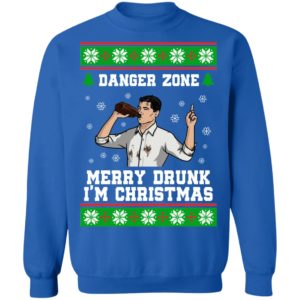 Merry Drunk Sterling Archer Ugly Christmas Sweatshirt