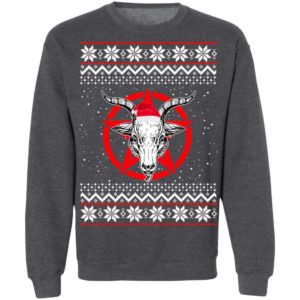 Satanic Pentagram Christmas Sweatshirt image Satanic Pentagram Christmas Sweatshirt
