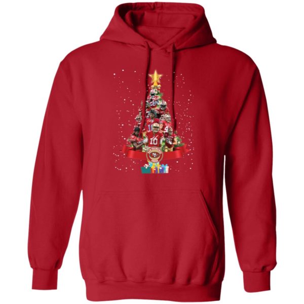 San Francisco 49ers Players Signatures Christmas Tree Shirt