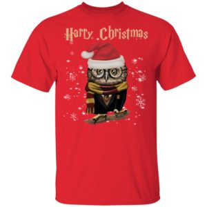 Santa Owl Harry Christmas Harry Potter Ugly Christmas Shirt