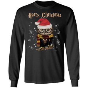 Santa Owl Harry Christmas Harry Potter Ugly Christmas Shirt