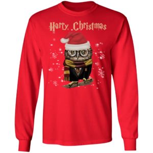 Santa Owl Harry Christmas Harry Potter Ugly Christmas Shirt