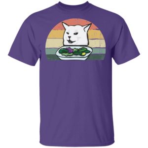 Cat Eating Salad Vintage Shirt