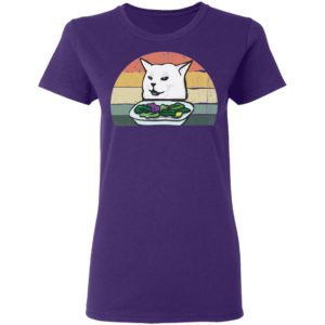 Cat Eating Salad Vintage Shirt