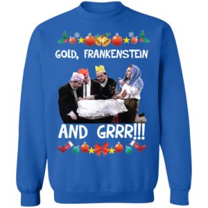 Bottom Richie and Eddie Gold Frankenstein And Grrr Ugly Shirt