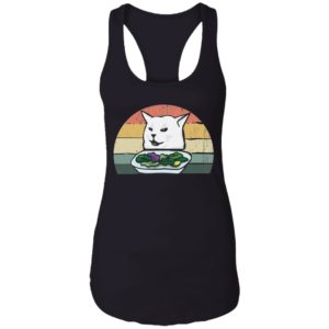Cat Eating Salad Vintage Shirt