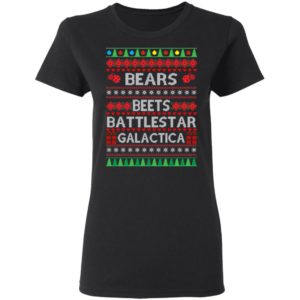Bears Beets Battlestar Galactica Christmas Sweater