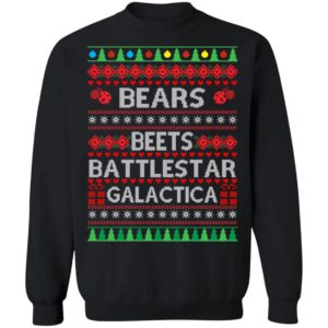 Bears Beets Battlestar Galactica Christmas Sweater