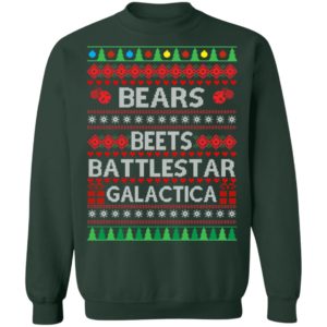 Bears Beets Battlestar Galactica Christmas Sweater