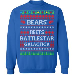 Bears Beets Battlestar Galactica Christmas Sweater