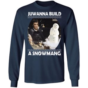 Scarface Junwanna Build A Snowman Christmas Sweater