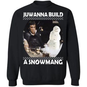 Scarface Junwanna Build A Snowman Christmas Sweater