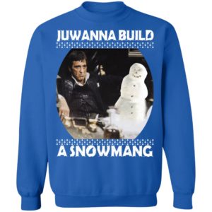 Scarface Junwanna Build A Snowman Christmas Sweater