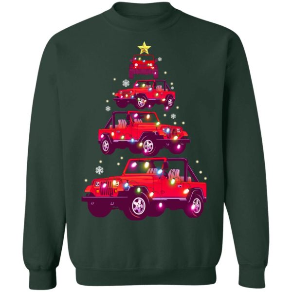 Jeep Christmas Tree Sweatshirt