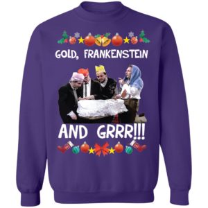 Bottom Richie and Eddie Gold Frankenstein And Grrr Ugly Shirt