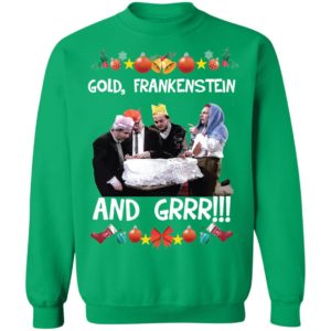 Bottom Richie and Eddie Gold Frankenstein And Grrr Ugly Shirt
