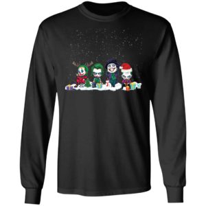 Joker All Series Chibi Christmas Shirt image Joker All Series Chibi Christmas Shirt