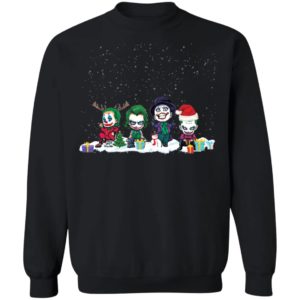Joker All Series Chibi Christmas Shirt image Joker All Series Chibi Christmas Shirt