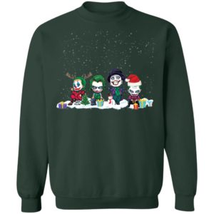 Joker All Series Chibi Christmas Shirt image Joker All Series Chibi Christmas Shirt