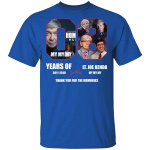 08 Years Of Lt Joe Kenda 2011 2019 Thank You For The Memories Signed Shirt