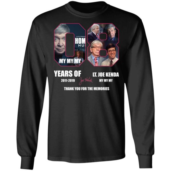 08 Years Of Lt Joe Kenda 2011 2019 Thank You For The Memories Signed Shirt