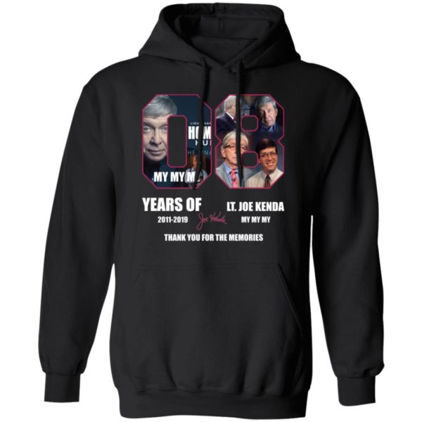 08 Years Of Lt Joe Kenda 2011 2019 Thank You For The Memories Signed Shirt