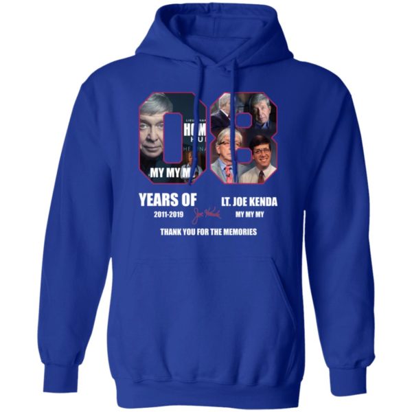 08 Years Of Lt Joe Kenda 2011 2019 Thank You For The Memories Signed Shirt