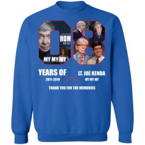 08 Years Of Lt Joe Kenda 2011 2019 Thank You For The Memories Signed Shirt