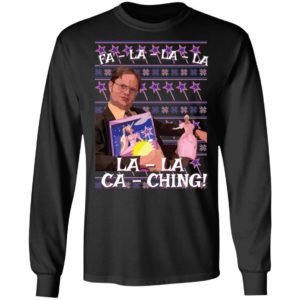 Dwight Schrute Fa La La Ca Ching Ugly Christmas Shirt
