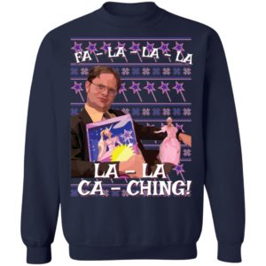 Dwight Schrute Fa La La Ca Ching Ugly Christmas Shirt