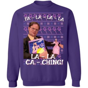 Dwight Schrute Fa La La Ca Ching Ugly Christmas Shirt