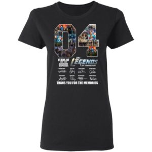 04 Years Of Dc’s Legends Of Tomorrow Thank You For The Memories Signatures Shirt