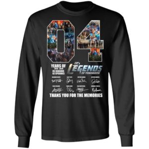 04 Years Of Dc’s Legends Of Tomorrow Thank You For The Memories Signatures Shirt