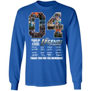 04 Years Of Dc’s Legends Of Tomorrow Thank You For The Memories Signatures Shirt