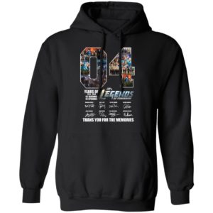 04 Years Of Dc’s Legends Of Tomorrow Thank You For The Memories Signatures Shirt