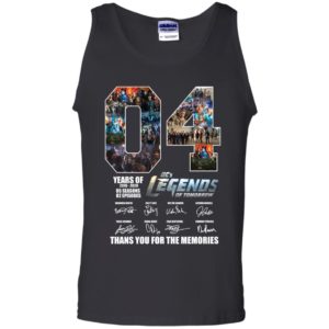 04 Years Of Dc’s Legends Of Tomorrow Thank You For The Memories Signatures Shirt