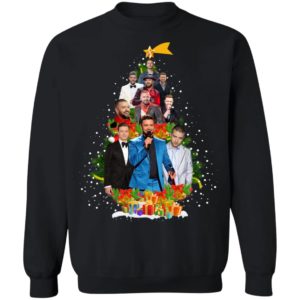 Justin Timberlake Christmas Tree Sweatshirt image Justin Timberlake Christmas Tree Sweatshirt