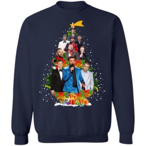 Justin Timberlake Christmas Tree Sweatshirt image Justin Timberlake Christmas Tree Sweatshirt