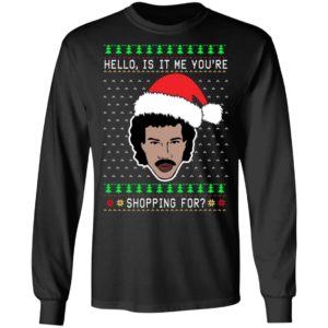 Lionel Richie Hello Ugly Christmas Sweater image Lionel Richie Hello Ugly Christmas Sweater
