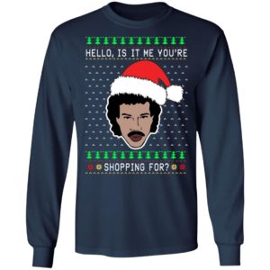 Lionel Richie Hello Ugly Christmas Sweater image Lionel Richie Hello Ugly Christmas Sweater