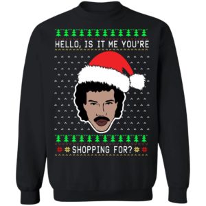 Lionel Richie Hello Ugly Christmas Sweater image Lionel Richie Hello Ugly Christmas Sweater