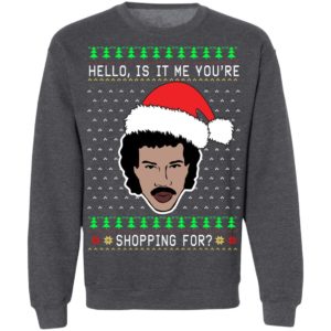 Lionel Richie Hello Ugly Christmas Sweater image Lionel Richie Hello Ugly Christmas Sweater