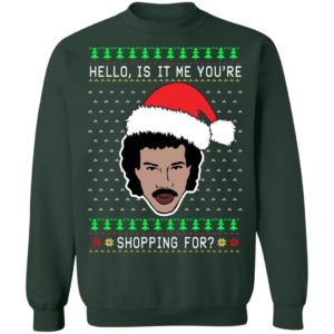 Lionel Richie Hello Ugly Christmas Sweater image Lionel Richie Hello Ugly Christmas Sweater
